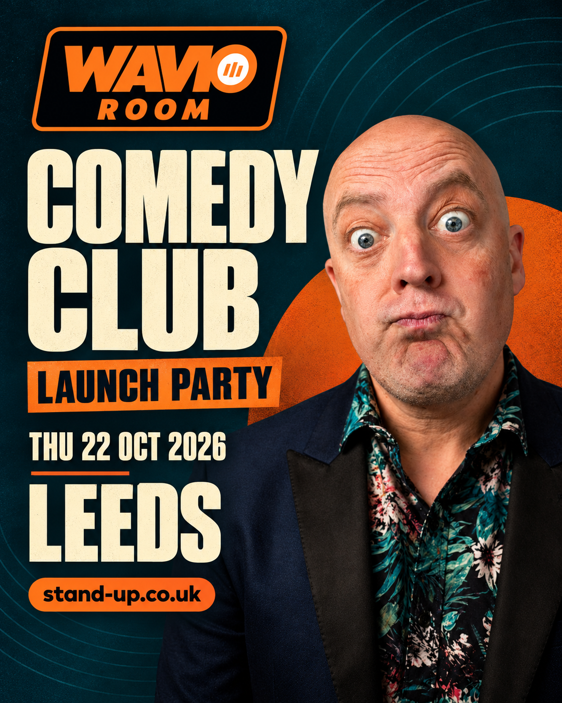 Comedy event at Wavio Room